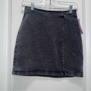 NWT Target Wild Fable Vintage Black Denim Mini Skirt